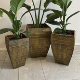 The Complete Garden 3 Piece Darcey Planter Set