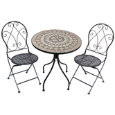 The Complete Garden 2 Seater Mosaic Amaya Outdoor Bisto Set