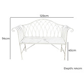 The Complete Garden 2 Seater Selma Garden Bench