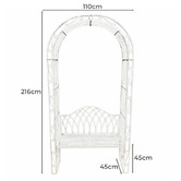 The Complete Garden 2 Seater Belmont Garden Bench with Arch