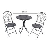 The Complete Garden 2 Seater Abby Outdoor Bistro Set