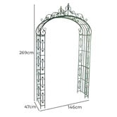 The Complete Garden Wilhelm Steel Garden Arch