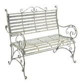 The Complete Garden 2 Seater Esther Steel Outdoor Garden Bench