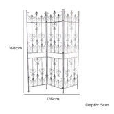The Complete Garden Brianna Steel Outdoor Divider Screen