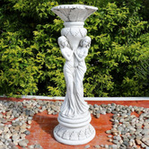 The Complete Garden Brooks Ladies with Planter Fibrestone Garden Statue
