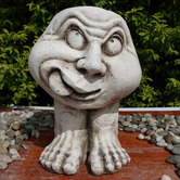 The Complete Garden Franklin Head &amp; Feet Fibrestone Garden Statue