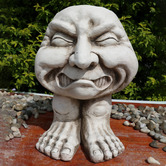 The Complete Garden Jackson Head &amp; Feet Fibrestone Garden Statue