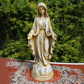 The Complete Garden Eve Our Lady of Grace Fibrestone Garden Statue