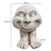 The Complete Garden Monroe Head &amp; Feet Fibrestone Garden Statue