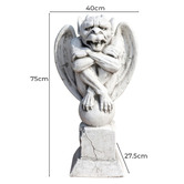 The Complete Garden Colliat Gargoyle Fibrestone Garden Statue