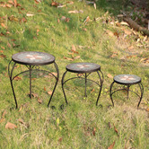 The Complete Garden 3 Piece Mondavi Outdoor Side Table Set