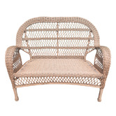 The Complete Garden Torrance PE Rattan Garden Bench