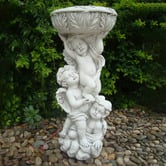 The Complete Garden Gabriel Angel Flower Pot Fibrestone Garden Statue