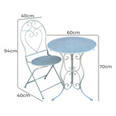The Complete Garden 2 Seater Filo Outdoor Bistro Set