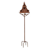 The Complete Garden Vaelis Steel Birdhouse Garden Stake