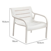 The Complete Garden 2 Seater Zaphielle Outdoor Bistro Set
