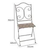 The Complete Garden 2 Seater Soryelle Outdoor Bistro Set