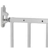 BabyDan White BabyDan Multidan Extending Metal Safety Gate