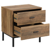 Cape Furniture Bronx 2 Drawer Bedside Table