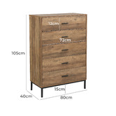 Cape Furniture Bronx 5 Drawer Chest