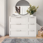 Cape Furniture Kaira 6 Drawer Chest | Temple & Webster