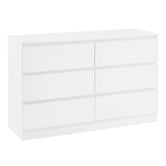Cape Furniture 2 Piece Alliona 6 Drawer Chest &amp; Bedside Table Set