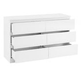 Cape Furniture 2 Piece Alliona 6 Drawer Chest &amp; Bedside Table Set