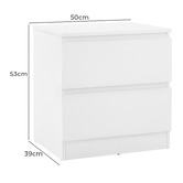 Cape Furniture Alliona Bedside Table