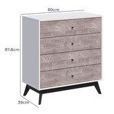Cape Furniture Flynn 4 Drawer Chest
