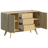 Cape Furniture Nairobi 3 Drawer 2 Door Sideboard