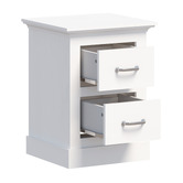 Cape Furniture Noelle 2 Drawer Bedside Table