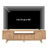 Cape Furniture Keaton 2 Door 2 Drawer Entertainment Unit