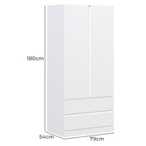 Cape Furniture Alliona 2 Door &amp; 2 Drawer Wardrobe