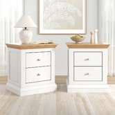 Cape Furniture Arend 2 Drawer Bedside Tables