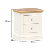 Cape Furniture Arend 2 Drawer Bedside Tables