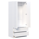 Cape Furniture Alliona 2 Door &amp; 2 Drawer Wardrobe