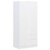 Cape Furniture Alliona 2 Door &amp; 2 Drawer Wardrobe with Shelves