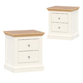 Cape Furniture Arend 2 Drawer Bedside Tables