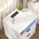 Cape Furniture Linnea Bedside Table with LED