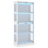 Cape Furniture Soren 4 Tier Display Cabinet with LED