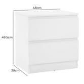 Cape Furniture Alliona Bedside Table