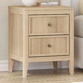 Cape Furniture Perkins 2 Drawer Bedside Table