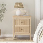 Cape Furniture Perkins 2 Drawer Bedside Table