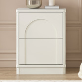 Cape Furniture Graciel 2 Drawer Bedside Table
