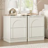 Cape Furniture Graciel 2 Drawer Bedside Table