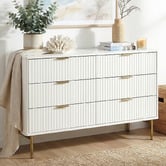 Cape Furniture Lilah 6 Drawer Ribbed Dresser