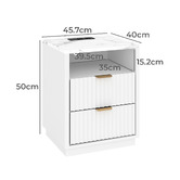 Cape Furniture Linnea Bedside Table with LED
