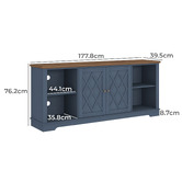 Cape Furniture Liora 2 Door Entertainment Unit