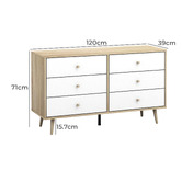 Cape Furniture Evander 6 Drawer Chest