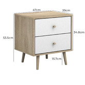 Cape Furniture Evander Bedside Table